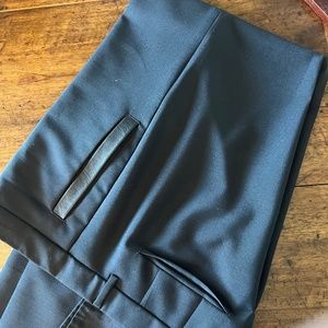 Givenchy Wool and Leather Dress trousers